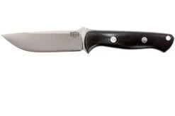 Bark River Bravo 1 A2, Black G10, Brown Sheath