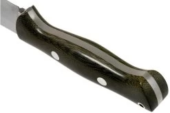 Bark River Bravo 1.5 Rampless CPM 3V Field Knife, Green Canvas Micarta -Optimal Knife Shop BRK07 122GCMR 04 bark river knives