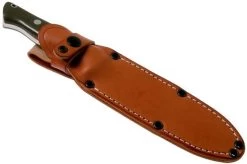 Bark River Bravo 1.5 Rampless CPM 3V Field Knife, Green Canvas Micarta -Optimal Knife Shop BRK07 122GCMR 06 bark river knives