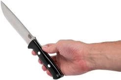 Bark River Bravo 1.5 LT CPM 3V, Black Canvas Micarta Outdoor Knife -Optimal Knife Shop BRK07 123BKC 06 bark river knives