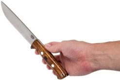 Bark River Bravo 1.5 LT CPM 3V Rampless, Desert Ironwood Outdoor Knife -Optimal Knife Shop BRK07 123DIW RS 06 bark river knives