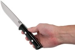 Bark River Bravo 1.5 LT Field CPM 3V, Black Canvas Micarta Outdoor Knife -Optimal Knife Shop BRK07 124BKC 06 bark river knives