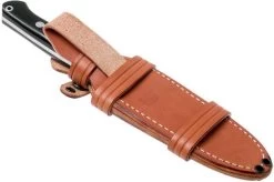 Bark River Bravo 1.5 LT Field CPM 3V, Black Canvas Micarta Outdoor Knife -Optimal Knife Shop BRK07 124BKC 08 bark river knives