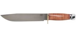 Bark River 1909 Michigan Bowie A2 Stacked Leather, Clip Point, SQ