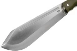 Bark River JX5 Vengeful 1 CPM 3V Green Canvas Micarta Machete -Optimal Knife Shop BRK10 123GCM 03 bark river knives