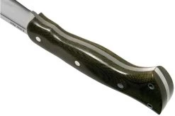 Bark River JX5 Vengeful 1 CPM 3V Green Canvas Micarta Machete -Optimal Knife Shop BRK10 123GCM 04 bark river knives