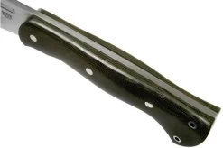 Bark River JX5 Vengeful 1 CPM 3V Green Canvas Micarta Machete -Optimal Knife Shop BRK10 123GCM 05 bark river knives