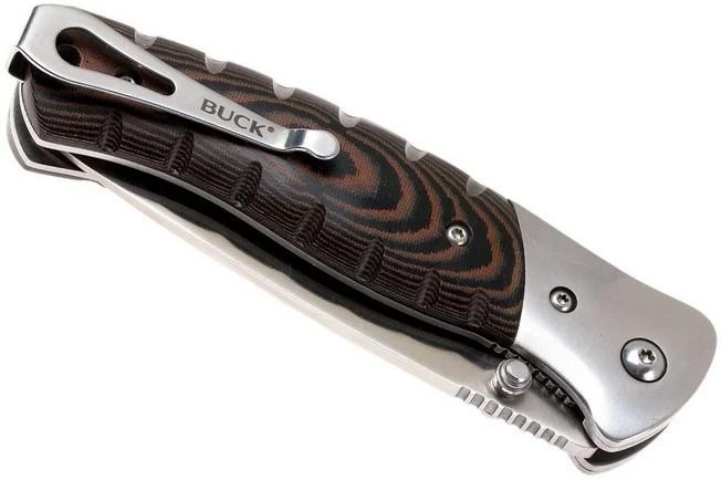 Buck Selkirk Micarta Pocket Knife, 0835BRS-B 6 Buck Selkirk Micarta Pocket Knife, 0835BRS-B - Image 4
