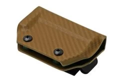 Clip And Carry Kydex Sheath Leatherman Signal, Carbon Fiber Brown LSGNL-CF-BRN Belt Holster -Optimal Knife Shop CALSGNL CF BRN 02 clipandcarry