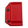 Clip And Carry Kydex Sheath Leatherman Super Tool 300, Carbon Fiber Red LST300-CF-RED Belt Holster -Optimal Knife Shop CALST300 CF RED 01 clipandcarry
