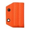 Clip And Carry Kydex Sheath Leatherman Wingman, Sidekick, Rebar, Rev, Carbon Fiber Orange LWING-CF-ORNG Belt Holster -Optimal Knife Shop CALWING CF ORNG 01 clipandcarry