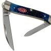Case Mini Copperhead Navy Blue Bone, Rogers Jig, 07062, 62109W SS Pocket Knife -Optimal Knife Shop CE07062 01 case