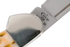 Case Mini Copperlock Amber Jigged Bone, 00133, 61749L SS Pocket Knife -Optimal Knife Shop CE133 05 case ce133 05
