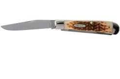 Case Trapper Amber Jigged Bone, 00164, 6254 SS Pocket Knife 13 Case Trapper Amber Jigged Bone, 00164, 6254 SS Pocket Knife -Optimal Knife Shop CE164 03 case ce164 03