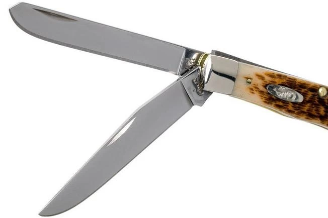 Case Trapper Amber Jigged Bone, 00164, 6254 SS Pocket Knife 6 Case Trapper Amber Jigged Bone, 00164, 6254 SS Pocket Knife - Image 4