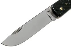 Case Sod Buster Jr. Rough Black Synthetic, 18229, 6137 SS Pocket Knife -Optimal Knife Shop CE18229 03 case