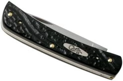 Case Sod Buster Jr. Rough Black Synthetic, 18229, 6137 SS Pocket Knife -Optimal Knife Shop CE18229 04 case