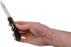 Case Sod Buster Jr. Rough Black Synthetic, 18229, 6137 SS Pocket Knife -Optimal Knife Shop CE18229 07 case