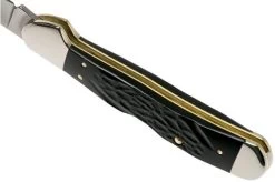 Case Copperlock Rough Black Synthetic, 18233, 61549WL SS Pocket Knife -Optimal Knife Shop CE18233 05 case
