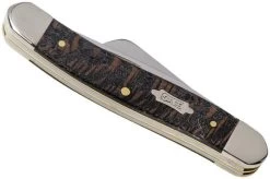 Case Medium Stockman Black Sycamore Wood, 25573, 7318 SS Pocket Knife -Optimal Knife Shop CE25573 04 case