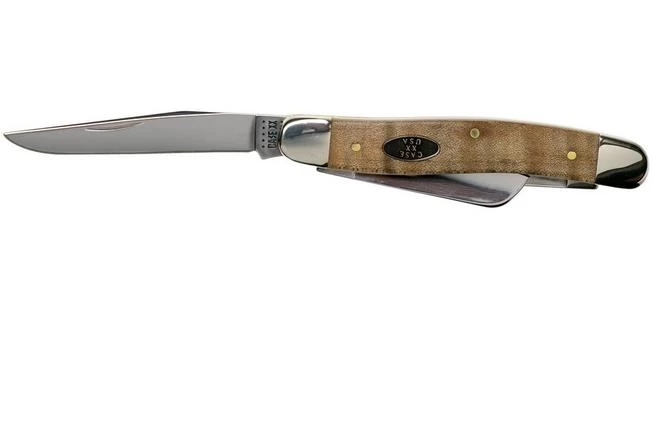 Case Medium Stockman Natural Curly Maple Smooth, 25944, 7318 SS Pocket Knife 5 Case Medium Stockman Natural Curly Maple Smooth, 25944, 7318 SS Pocket Knife - Image 3