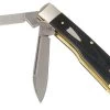 Case Gunstock Smooth Black Micarta, 27735, 102130 SS Pocket Knife -Optimal Knife Shop CE27735 01 case knives