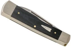 Case Gunstock Smooth Black Micarta, 27735, 102130 SS Pocket Knife -Optimal Knife Shop CE27735 04 case knives
