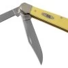 Case Copperhead Yellow Synthetic, 30119, 3249 CV Pocket Knife -Optimal Knife Shop CE30119 01 case