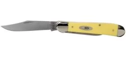 Case Copperhead Yellow Synthetic, 30119, 3249 CV Pocket Knife -Optimal Knife Shop CE30119 03 case