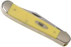 Case Copperhead Yellow Synthetic, 30119, 3249 CV Pocket Knife -Optimal Knife Shop CE30119 04 case