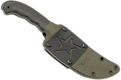 Case Winkler Hambone 43179 Clint Romesha, Black Canvas Micarta, Kydex Sheath Survival Knife -Optimal Knife Shop CE43179 06 case winkler