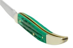 Case Kinfolk Jig Medium Texas Toothpick Jade Bone 48947, 610094 SS, Pocket Knife -Optimal Knife Shop CE48947 05 case