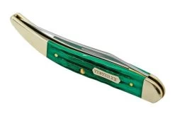Case Kinfolk Jig Medium Texas Toothpick Jade Bone 48947, 610094 SS, Pocket Knife -Optimal Knife Shop CE48947 06 case