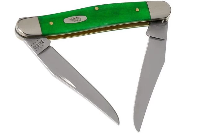 Case Muskrat Brilliant Green Bone, Smooth, 52822, MUSKRAT SS Pocket Knife 3 Case Muskrat Brilliant Green Bone, Smooth, 52822, MUSKRAT SS Pocket Knife