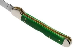 Case Copperlock Brilliant Green Bone, Smooth, 52823, 61549L SS Pocket Knife -Optimal Knife Shop CE52823 05 case