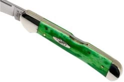 Case Copperlock Brilliant Green Bone, Smooth, 52823, 61549L SS Pocket Knife -Optimal Knife Shop CE52823 06 case