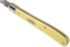 Case Slimline Trapper Yellow Synthetic, 80031, 31048 SS Pocket Knife -Optimal Knife Shop CE80031 06 case ce80031 06