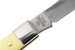 Case Slimline Trapper Yellow Synthetic, 80031, 31048 SS Pocket Knife -Optimal Knife Shop CE80031 08 case ce80031 08