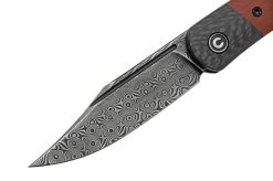 Civivi Appalachian Drifter 2 C19010C-DS4 Damascus, Burgundy G10 Gentleman's Knife -Optimal Knife Shop CIC19010C DS4 03 civivi