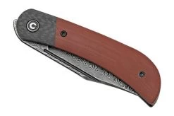 Civivi Appalachian Drifter 2 C19010C-DS4 Damascus, Burgundy G10 Gentleman's Knife -Optimal Knife Shop CIC19010C DS4 06 civivi