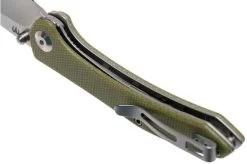 Civivi Hadros C20004-3 Olive Micarta Pocket Knife, Dylan Mallery Design -Optimal Knife Shop CIC20004 3 05 civivi