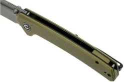 Civivi Keen Nadder C2021C Olive Micarta Pocket Knife -Optimal Knife Shop CIC2021C 07 civivi