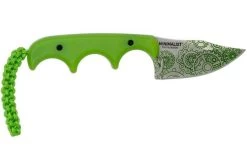 CRKT Minimalist Bowie Gears 2387G Neck Knife, Alan Folts Design -Optimal Knife Shop CK 2387G 02 crkt
