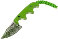 CRKT Minimalist Bowie Gears 2387G Neck Knife, Alan Folts Design -Optimal Knife Shop CK 2387G 03 crkt