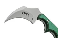 CRKT Keramin, Green Black, 2389 Neck Knife, Alan Folts Design -Optimal Knife Shop CK 2389 03 crkt
