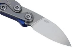CRKT Provoke EDC, Blue Pocket Knife, Joe Caswell Design -Optimal Knife Shop CK 4050 03 crkt