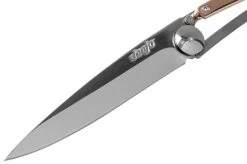 Deejo Gold 37g, Pink Gold Gilded 1AM000012 Pocket Knife -Optimal Knife Shop DJ1AM000012 03 deejo