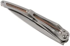 Deejo Gold 37g, Pink Gold Gilded 1AM000012 Pocket Knife -Optimal Knife Shop DJ1AM000012 05 deejo