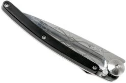 Deejo Tattoo 27g, Ebony Wood, Infinity 9AB021 Pocket Knife -Optimal Knife Shop DJ9AB021 04 deejo