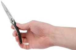 Deejo Tattoo 27g, Ebony Wood, Infinity 9AB021 Pocket Knife -Optimal Knife Shop DJ9AB021 08 deejo